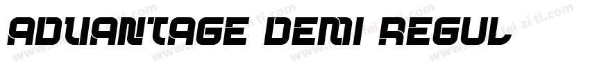 Advantage Demi Regul字体转换